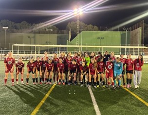 U16 Future-pigerne på træningslejr i Spanien