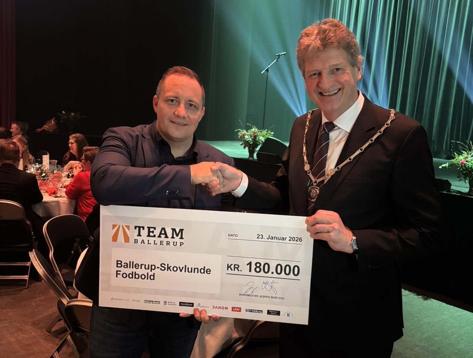 BSF modtager 180.000 i støtte fra Team Ballerup
