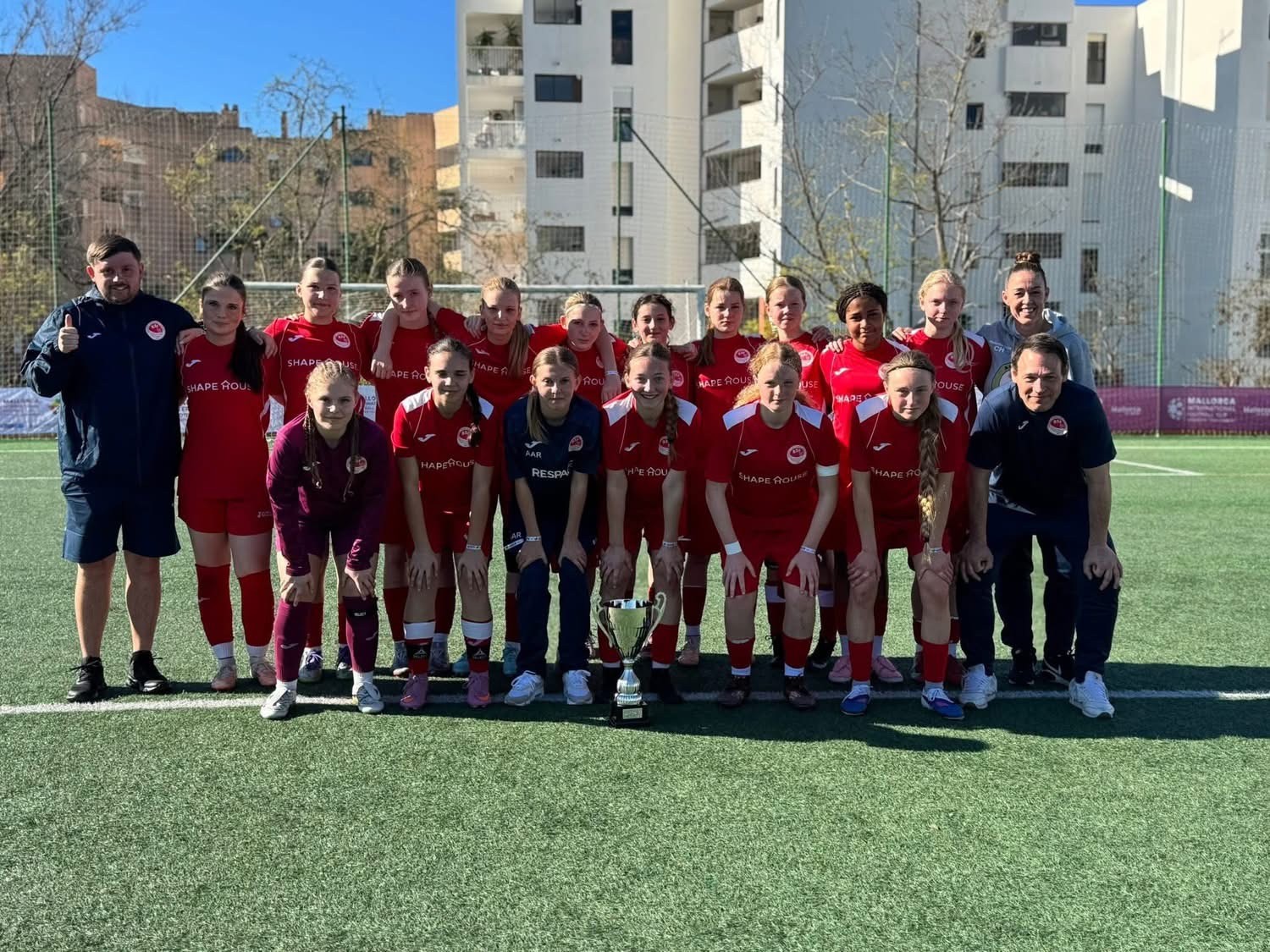 U14 pigerne på Mallorca