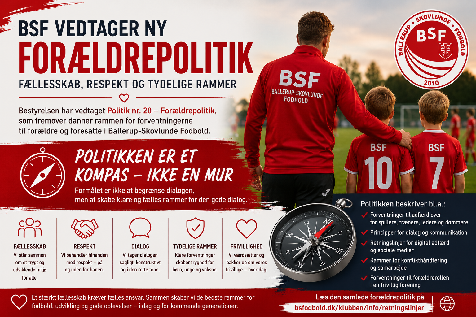 BSF vedtager ny forældrepolitik: fællesskab, respekt og tydelige rammer