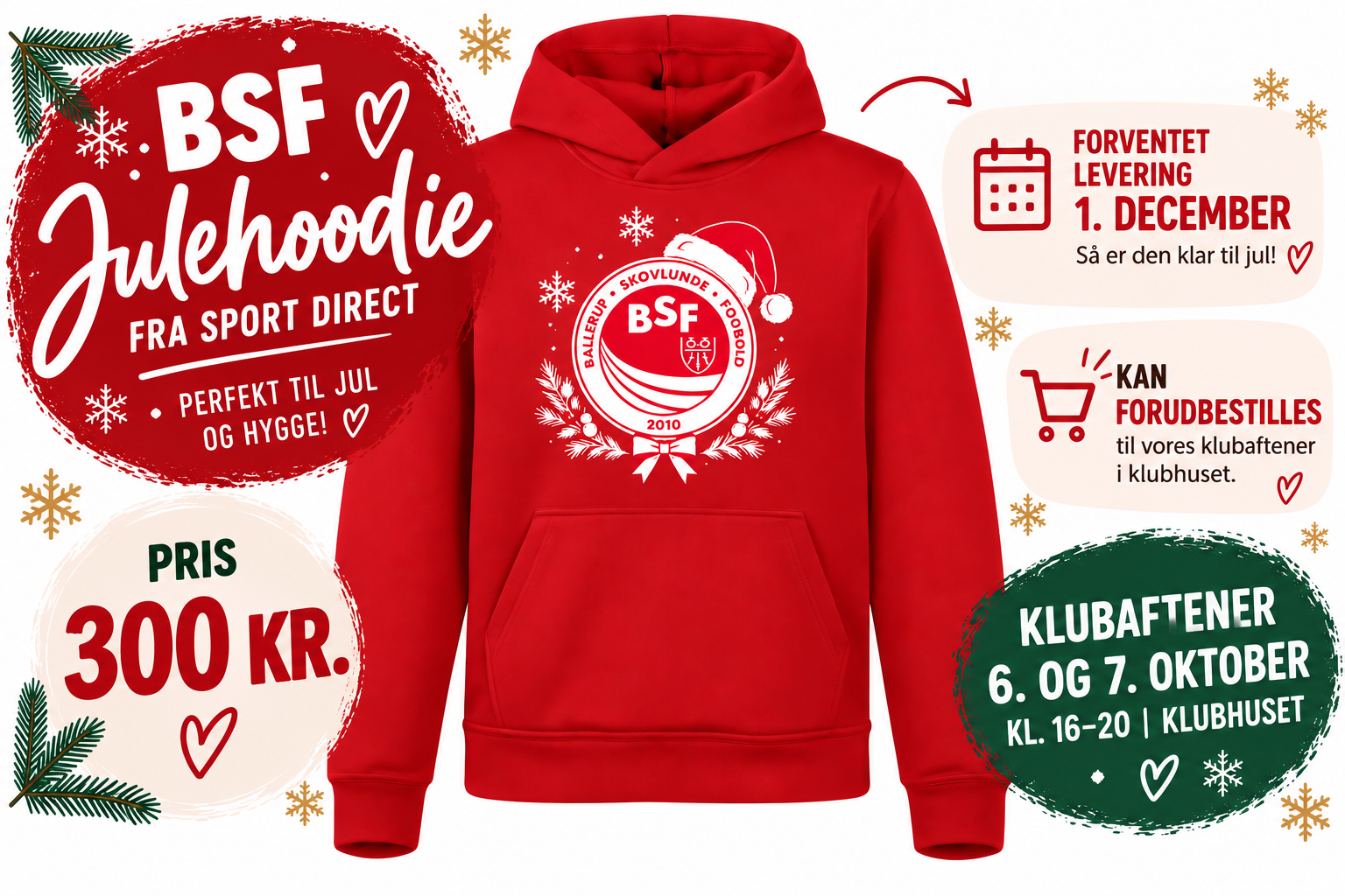 BSF lancerer julehoodie 2026